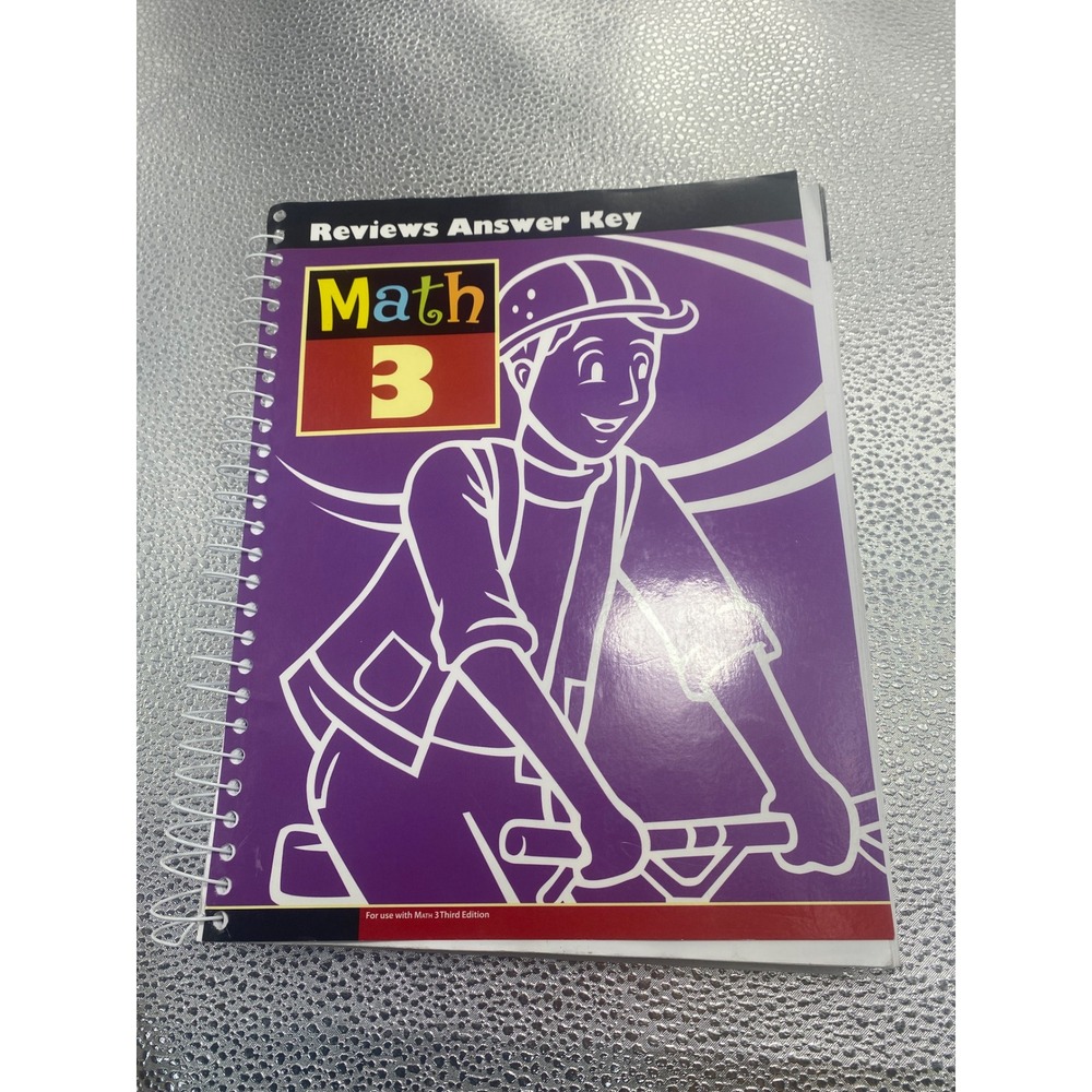 BJU Press Math 3 Reviews Answer Key 3rd Edition Spiral Bound Teacher Guide